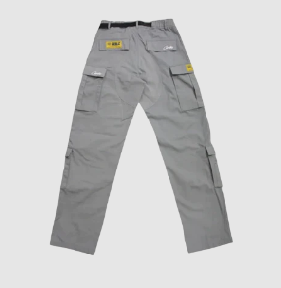STONE GREY & WHITE CRTZ RTW ALCATRAZ GUERILLAZ CARGO TROUSER