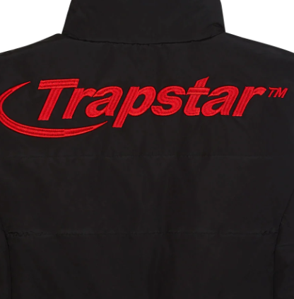 TRAPSTAR VEST HYPERDRIVE BLACK AND RED