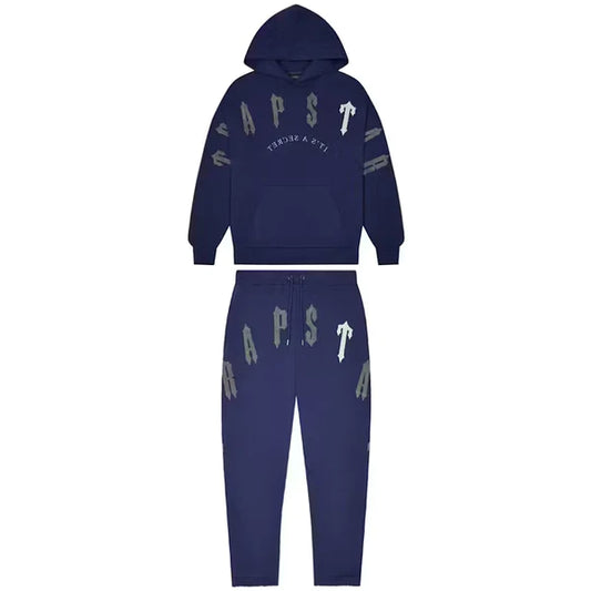 Trapstar Navy Irongate Arch Chenille 2.0 Tracksuit