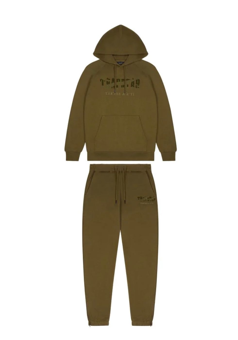 TRAPSTAR CHENILLE TRACKSUIT ARMY GREEN