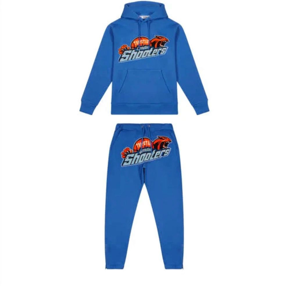 TRAPSTAR SHOOTERS HOODED TRACKSUIT BLUE
