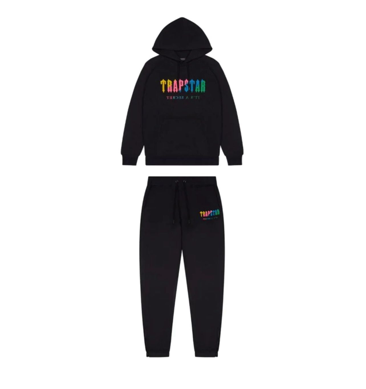 TRAPSTAR CHENILLE DECODED HOODED TRACKSUIT (RAINBOW)