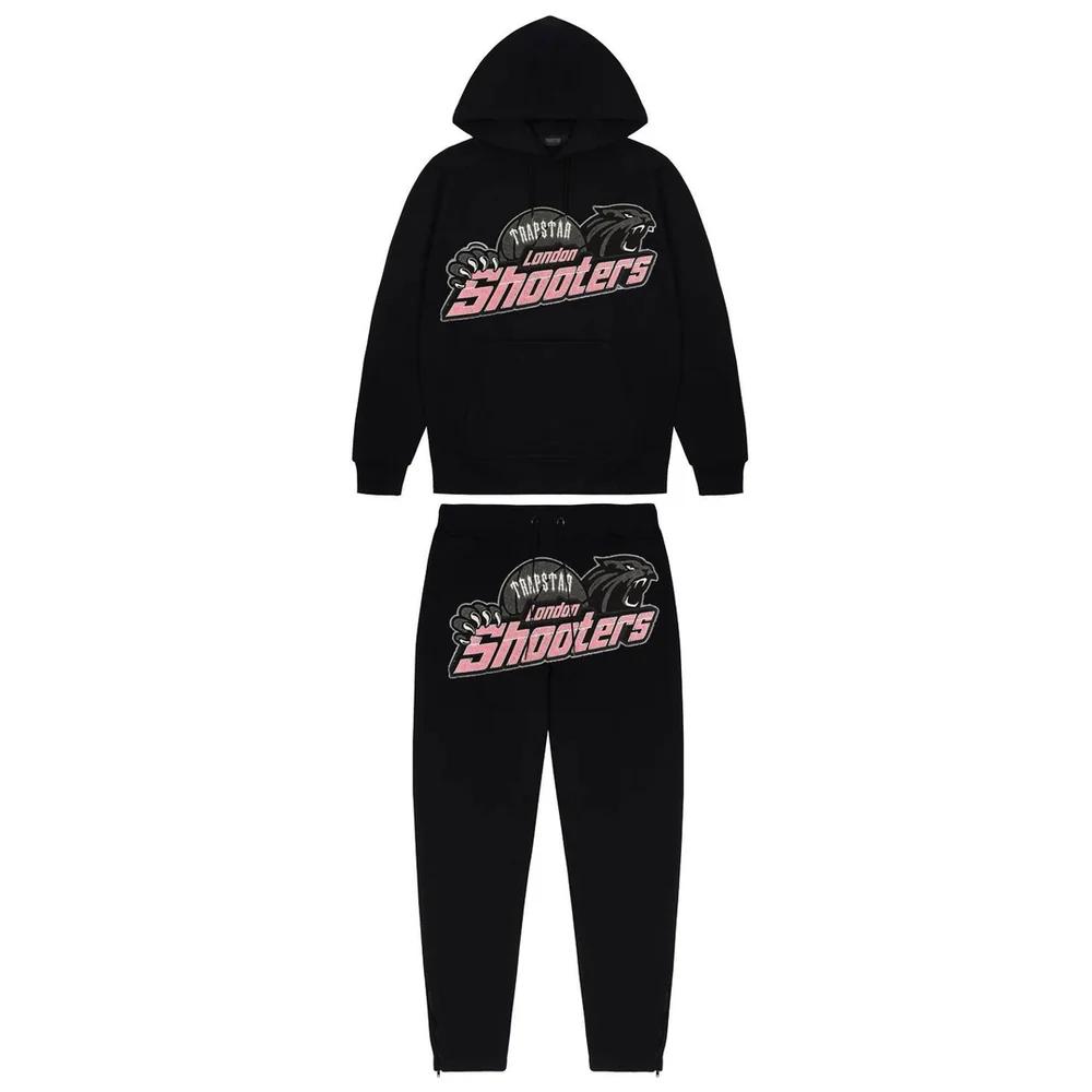 Trapstar Irongate Arch Chenille 2.0 Tracksuit - Black/Candy