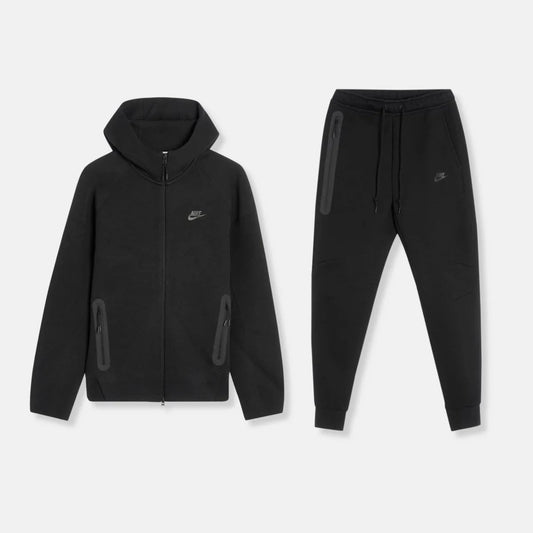 Nike Tech Fleece Set - Black (4th Gen - New Season)