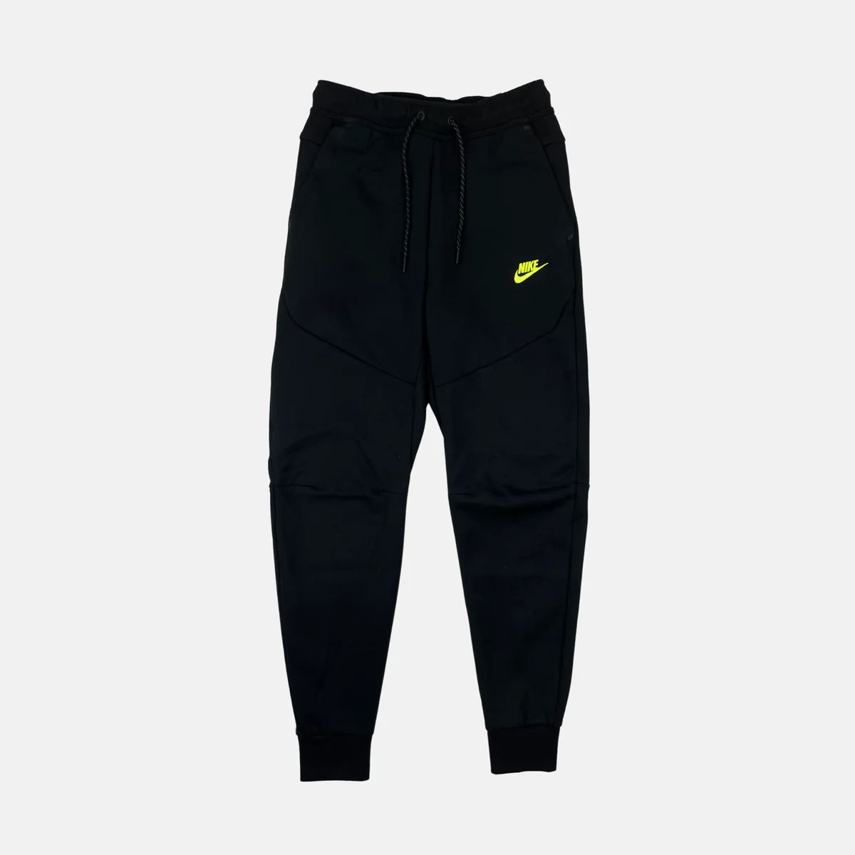 Nike Tech Fleece Set - Black, Anthracite & Volt (3rd Gen - Old Season)