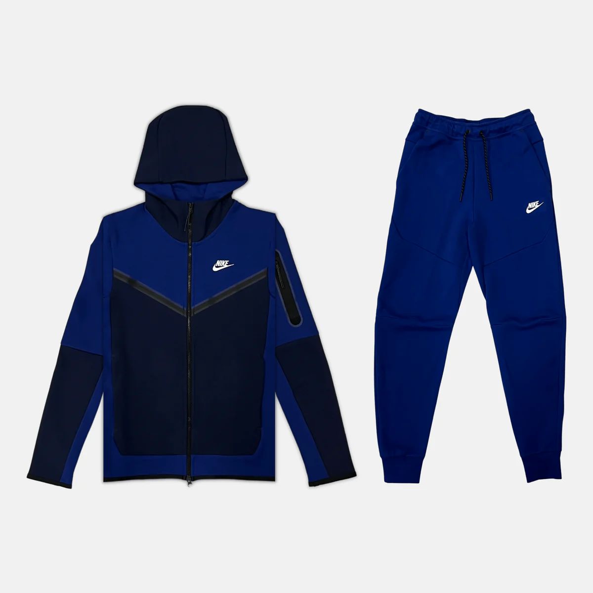 Nike Tech Fleece Set - Blackened Blue / Royal Blue (3rd Gen - Old Season)