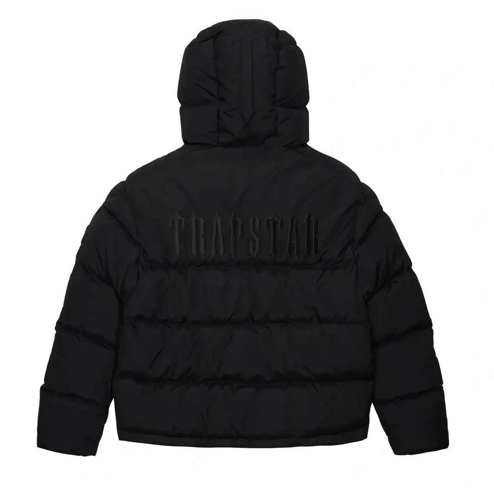 Trapstar Decoded Hooded Puffer Jacket 2.0 - Black/Black