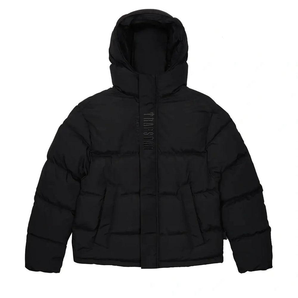 Trapstar Decoded Hooded Puffer Jacket 2.0 - Black/Black