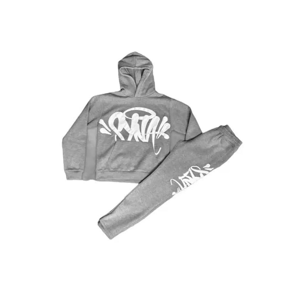SYNA WORLD TEAM SYNA TRACKSUIT MARL GREY/WHITE