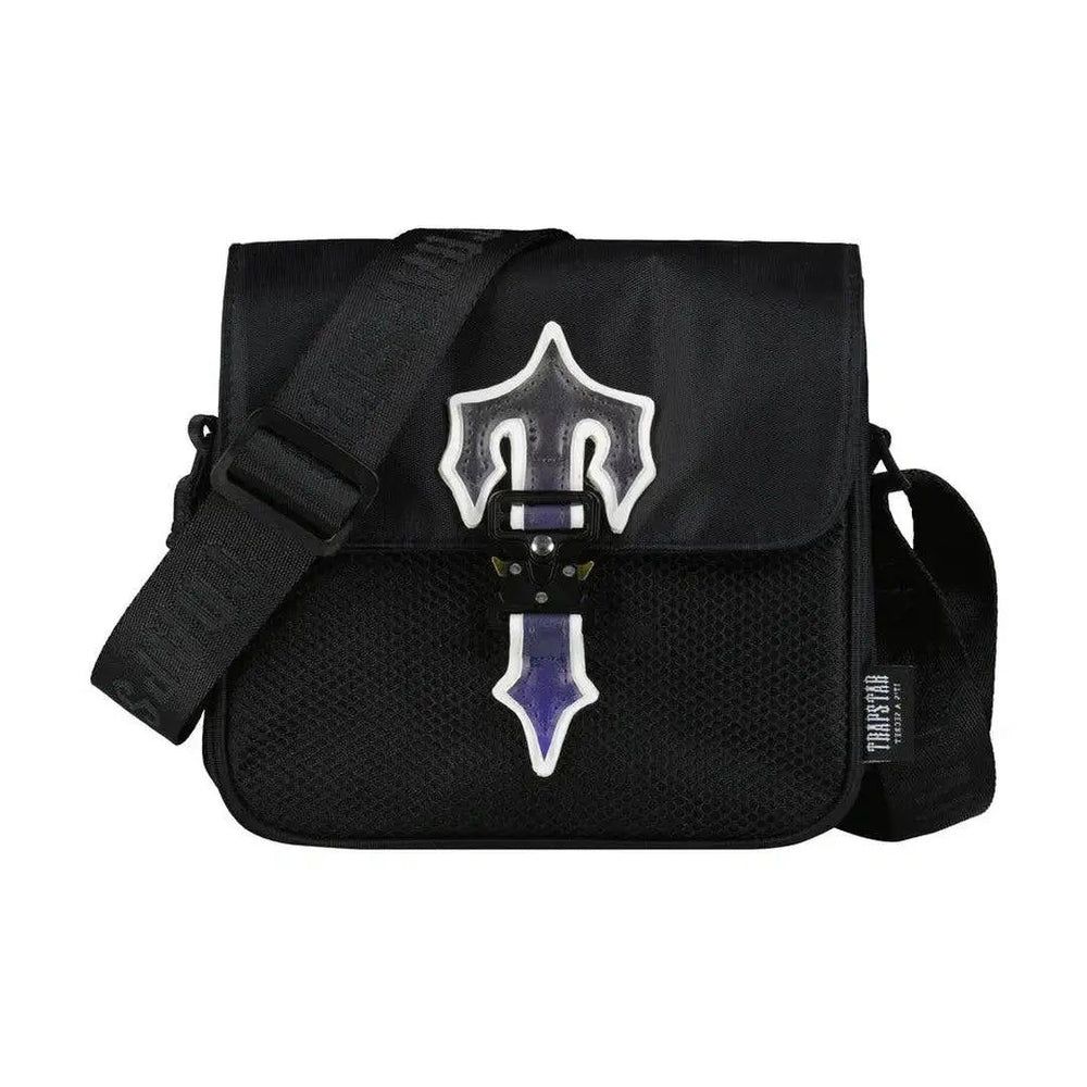 Trapstar Messenger Bag 1.0 - Black/Blue