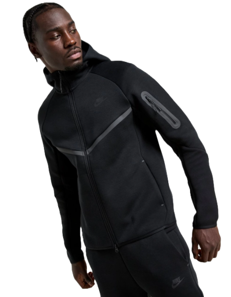 Nike Tech Fleece Tracksuit- Black (4th Gen - New Season)
