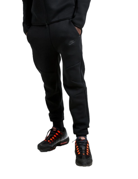 Nike Tech Fleece Tracksuit- Black (4th Gen - New Season)