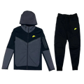 Nike Tech Fleece Tracksuit- Black, Anthracite & Volt