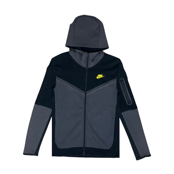 Nike Tech Fleece Tracksuit- Black, Anthracite & Volt